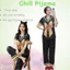 Bộ Đồ Mặc Nhà Pijama Quần Dài Áo Dài Lụa Cát In Họa Tiết Xinh Đủ Size 40kg-68kg
