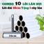 Cây lăn bụi COMBO 10 lõi keo dài 10cm và 16 cm TẶNG 1 cây lăn (màu ngẫu nhiên) phủi bụi quần áo ghế sofa chăn mền giường