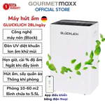 (Bản 2026) - Máy hút ẩm GLUCKLICH 28L/ngày- Wifi, ion âm khử mùi, khóa trẻ em, quạt gió DC- lốc máy nén sịn — ảnh 1