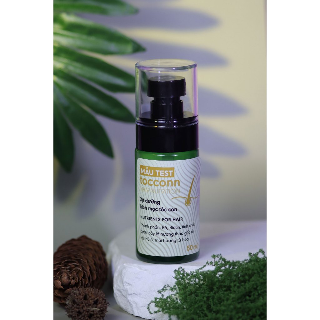 Xịt dưỡng tóc Tocconn 50ml -  Chất dinh dưỡng cho tóc chắc khỏe hỗ trợ kích thích mọc tóc con