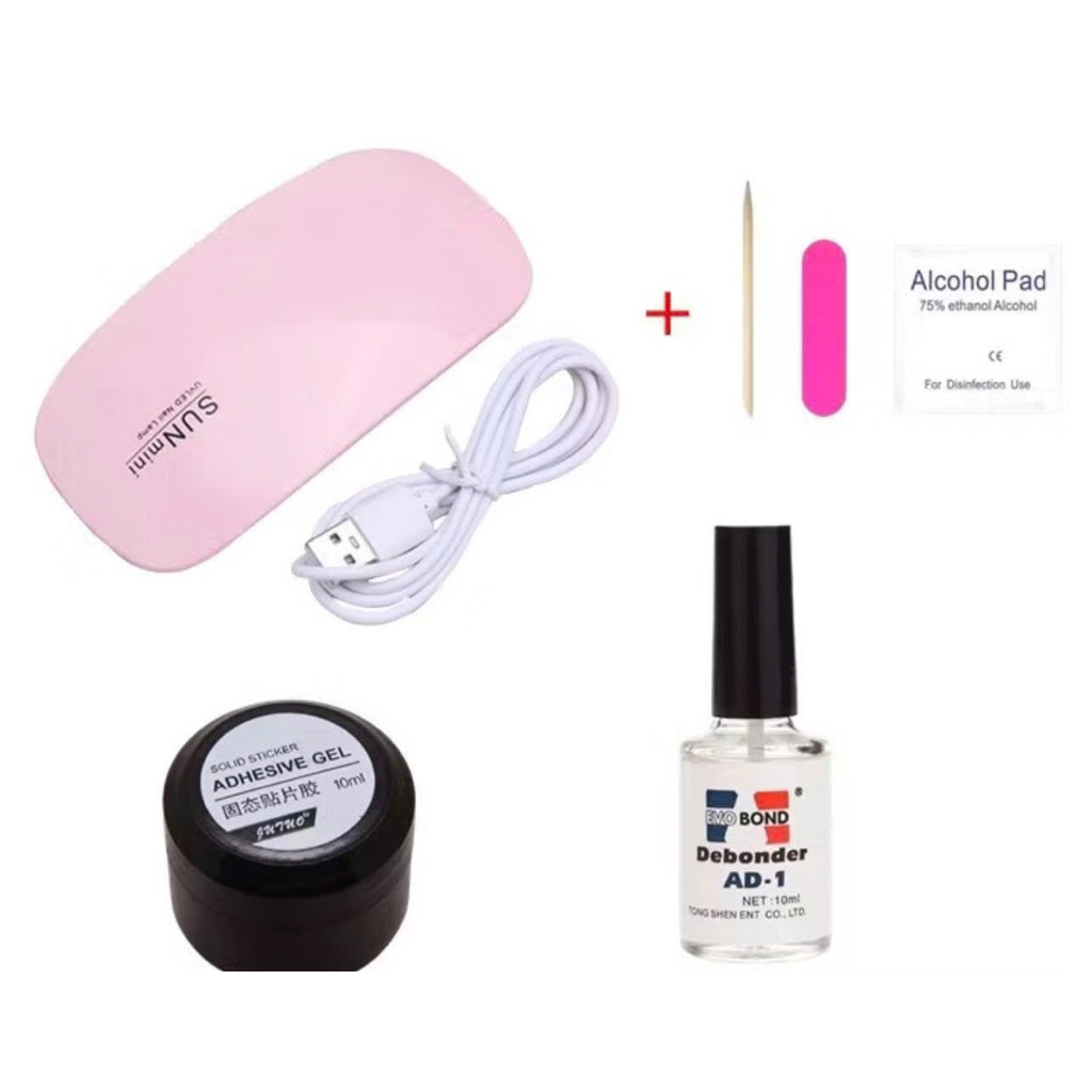 [ Mua 1 Tặng 5 ] Combo Máy Gắn Nail Box Mini Tại Nhà - Nhanh Gọn Tiện Lợi Dễ Sử Dụng