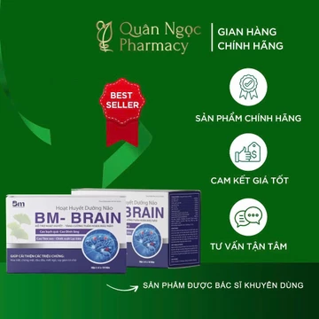 [CHÍNH HÃNG] Hoạt huyết dưỡng não BM - Brain Bạch Mai hỗ trợ hoạt huyết, an thần