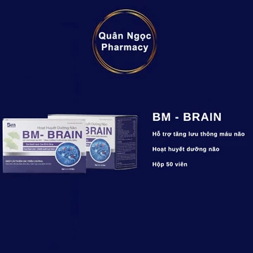 [CHÍNH HÃNG] Hoạt huyết dưỡng não BM - Brain hỗ trợ hoạt huyết, tăng cường tuần hoàn máu não