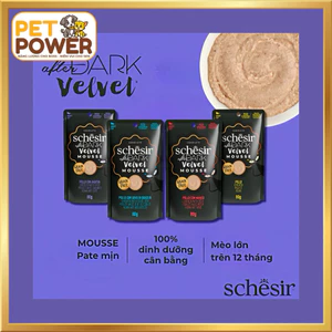 Pate Mịn Schesir After DARK Velvet Mousse Cho Mèo Trưởng Thành - Gói 80g