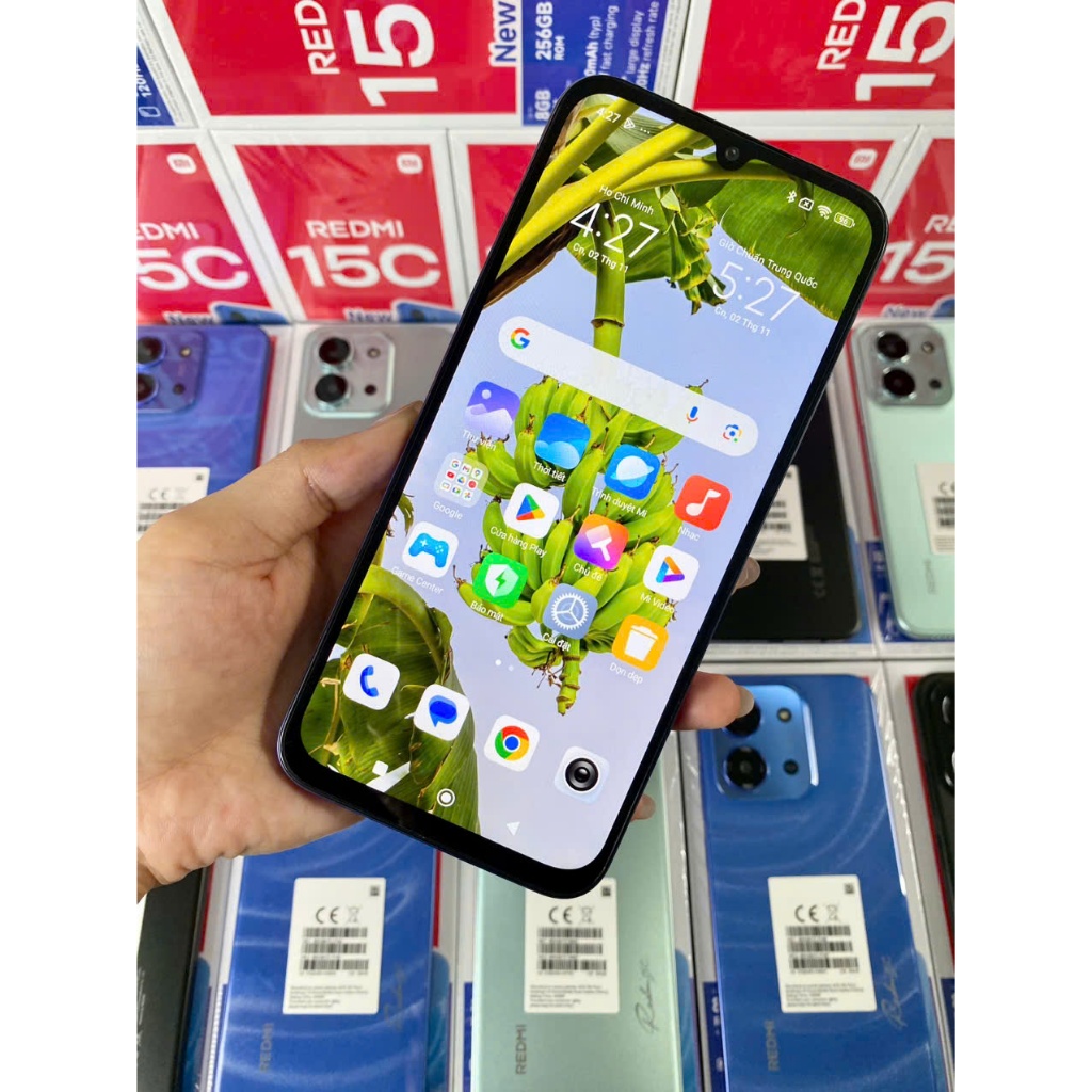[Chính Hãng] Điện thoại Redmi 15C Fullbox Mới Nguyên Seal Màn 120Hz Pin 6000 mAh BH 18 Tháng