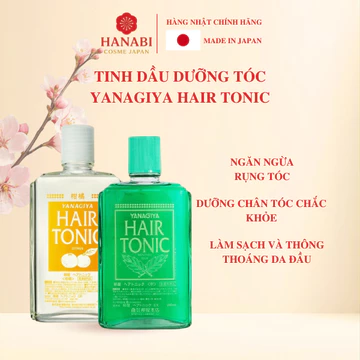 Tinh Dầu Bưởi Tinh Dầu Bạc Hà Dưỡng Tóc Yanagiya Hair Tonic 240ml Nhật Bản – Ngăn Rụng, Kích Mọc Tóc