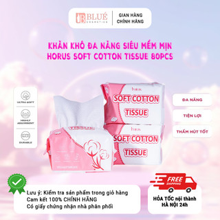 Khăn khô đa năng Horus Soft Cotton Tissue 80pcs