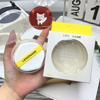 [LEMONADE] Set 3 Bông Mút Lemonade Tán Nền/Cushion, Cushion Puff Set, 6.9g