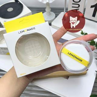 [LEMONADE] Set 3 Bông Mút Lemonade Tán Nền/Cushion, Cushion Puff Set, 6.9g