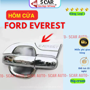 HÕM CỬA FORD EVEREST 2006- 2015 - MẠ CROM sáng bóng. Hàng cao cấp
