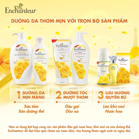 [GIFT] 1 Túi sữa tắm Enchanteur hương nước hoa 450g (Charming / Sensation)