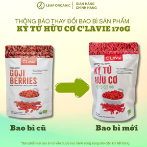 Kỷ tử hữu cơ C'Lavie 170gr có chứng nhận hữu cơ EU