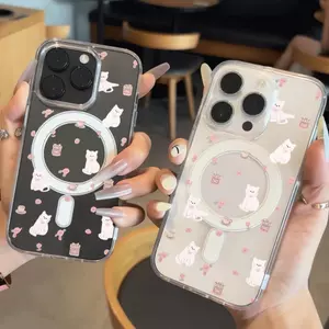Xay hoa chó cho iphone 17/16plus xu hướng 15/14 dễ thương mới 13/12/11