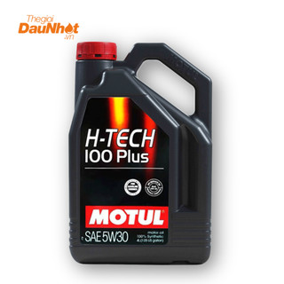 Dầu nhớt xe ga và ô tô Motul H-Tech 100 Plus 5W30 mẫu đã nâng cấp