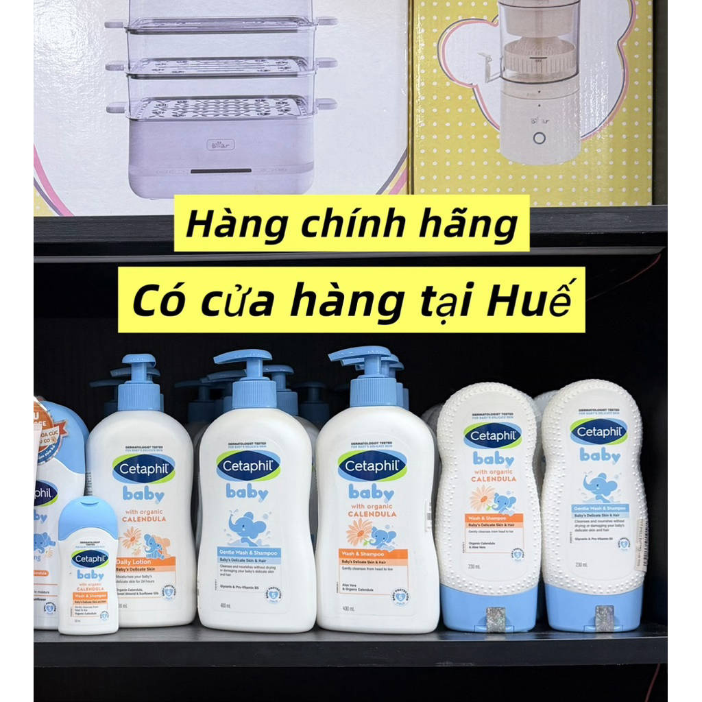 Sữa tắm gội Cetaphil Baby Gentle Wash & Shampoo 400ml – Chính hãng
