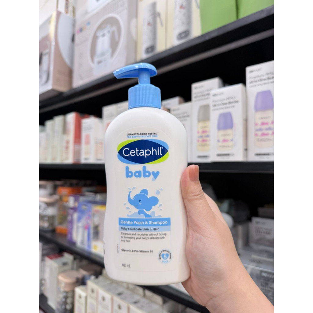 Sữa tắm gội Cetaphil Baby Gentle Wash & Shampoo 400ml – Chính hãng