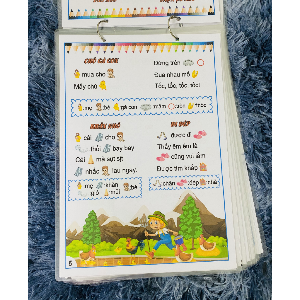 Bộ Thơ Tiềm Thức - Tập Nói Tập Đọc - Phát triển tư duy, ngôn từ Tiếng Việt từ sớm cho bé 3-6 tuổi