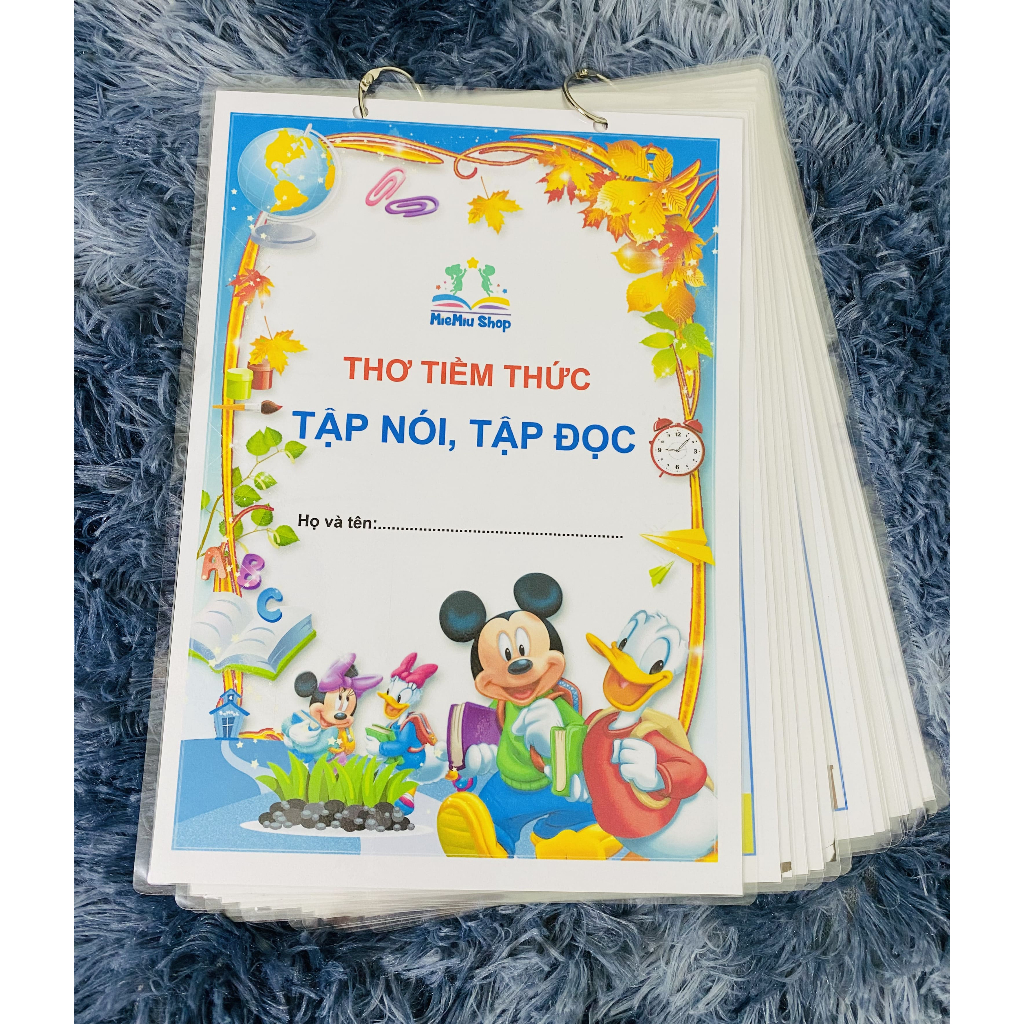 Bộ Thơ Tiềm Thức - Tập Nói Tập Đọc - Phát triển tư duy, ngôn từ Tiếng Việt từ sớm cho bé 3-6 tuổi