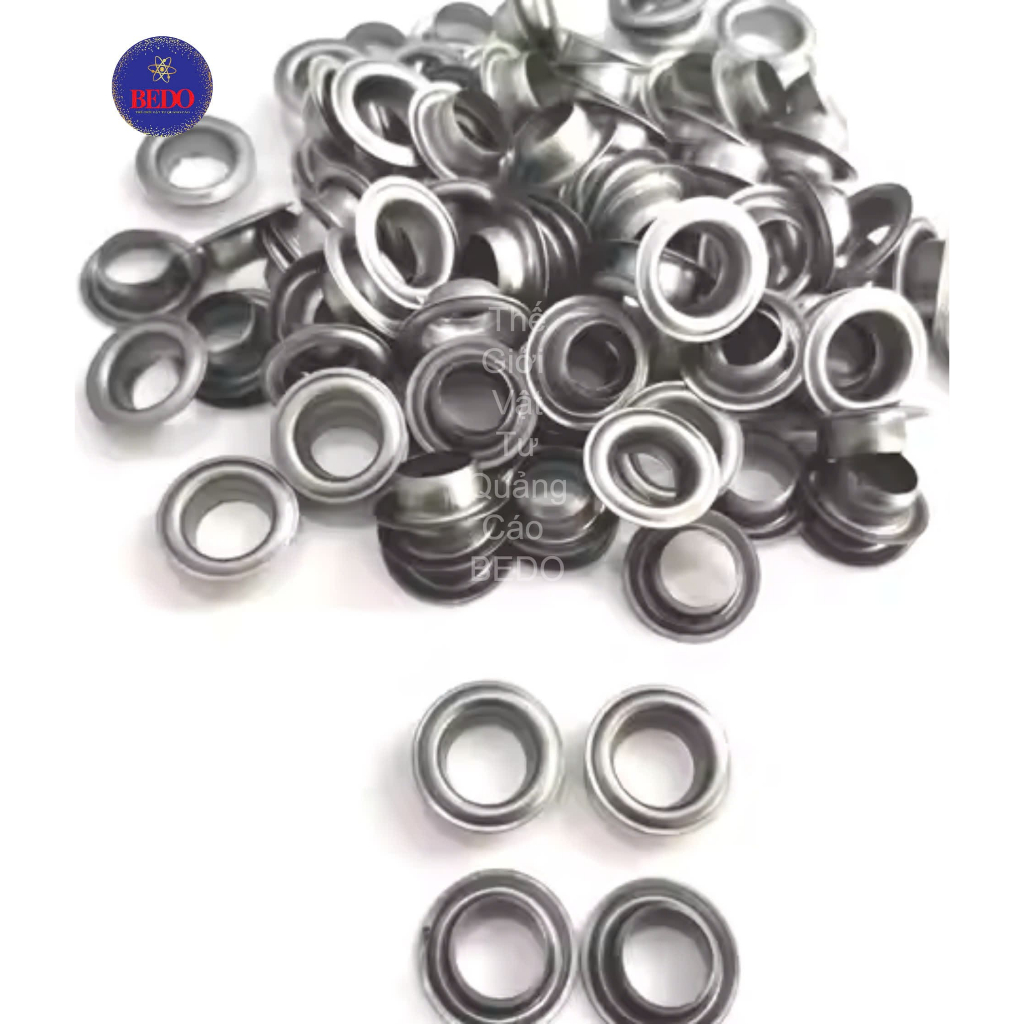 Túi Khoen bạt 10mm BEDO - Khuy đóng bạt Hiflex, bạt 3M, PVC chuyên dụng cho máy dập khuy