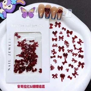 phụ kiện trang trí nail , full đủ mẫu charm, sét charm nơ