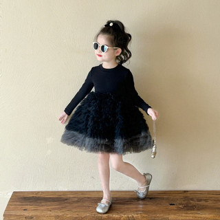 order quảng châu- váy đen công chúa voan phồng xoè xinh cho bé