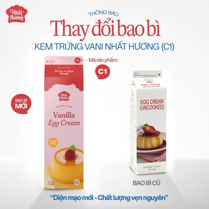 Combo Đế Bánh Tart Trứng 30 Cái + Kem Trứng Nhất Hương 1KG – Set Làm Bánh Tart Trứng