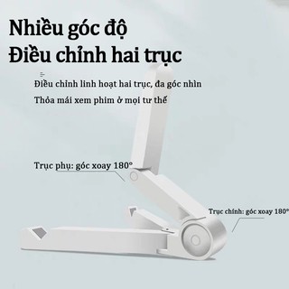 Giá đỡ gập kéo dài đa năng cho điện thoại và máy tính bảng, dùng chung bàn làm việc, tương thích nhiều thiết bị