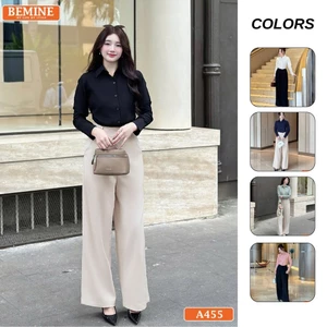 Áo sơ mi nữ BEMINE tay dài công sở-A455