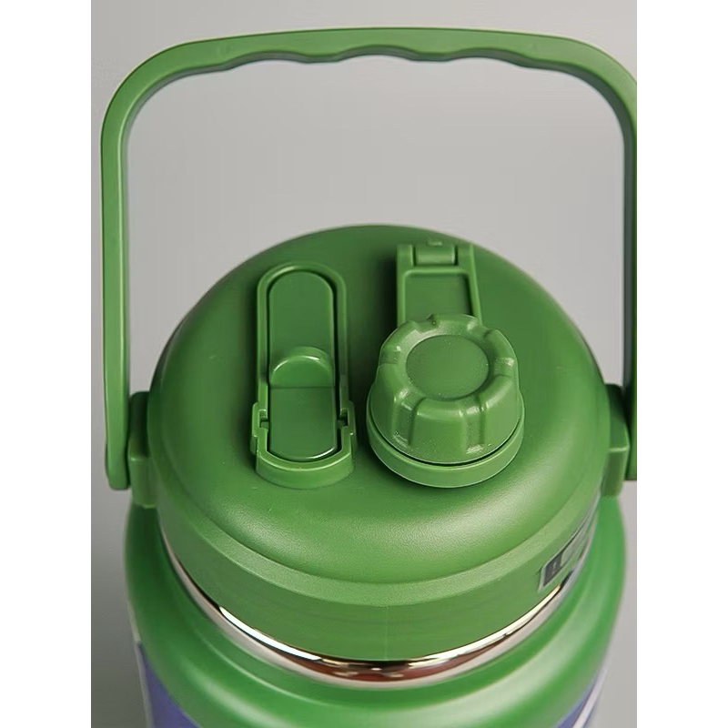 Bình Giữ Nhiệt Dung tích Lớn FIT 2500ml/2000ml/1500ml - Miệng Rộng, Ống Hút, Đầu Rót, Tay Cầm Tiện Lợi