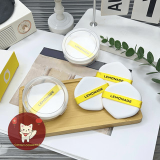 [LEMONADE] Set 3 Bông Mút Lemonade Tán Nền/Cushion, Cushion Puff Set, 6.9g