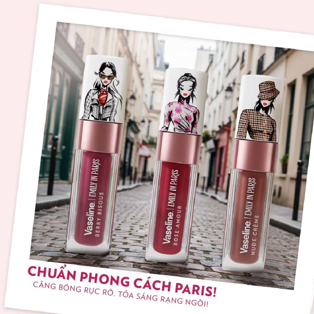 [New] Combo 2 Son Vaseline Emily In Paris Tinted Lip Oil 4g (tùy chọn màu)