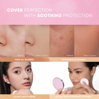 Phấn Nền Judydoll Peach Skin Matte 2–Way Cake Phấn Mịn Khô Thoáng Da 8.5g - Bebeau