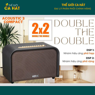 [Tặng dây Optical kết nối TV] ACOUSTIC 3 COMPACT - Dàn âm thanh Karaoke di động ACNOS Soncamedia