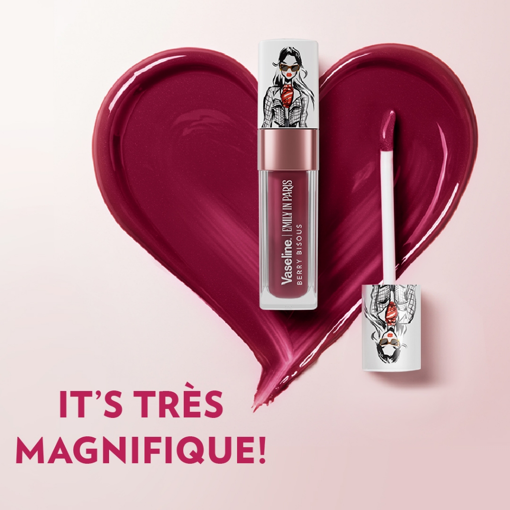 [New] Son Vaseline Emily In Paris  Berry Bisous Tinted Lip Oil 4g (Đỏ)
