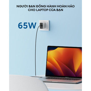 Củ Sạc GaN CUKTECH AD651N 1C | Công Suất Max 65W | Kích Thước Nhỏ Gọn | Bảo Hành 18 Tháng