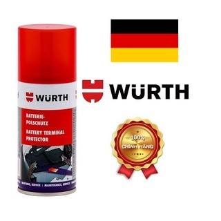 Bảo vệ cọc bình ắc quy chống oxi hóa - WURTH BATTERY TERMINAL PROTECTOR 150ml
