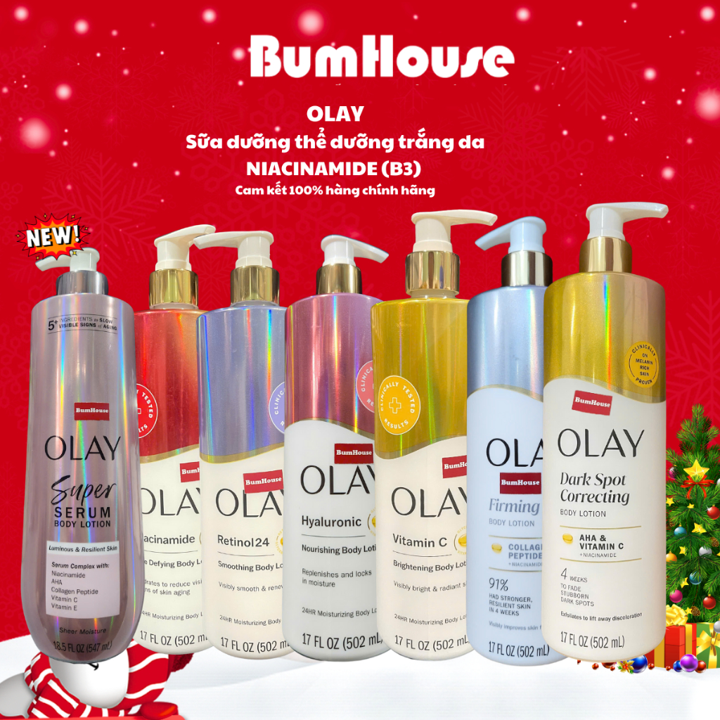 Kem Dưỡng Thể Olay Collagen B3 Firming & Hydrating Body Lotion 502ml/ 574ml | BigBuy360 - bigbuy360.vn