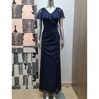 Đầm dạ hội kim tuyến đính cườm trúc vnxk dư SLNY