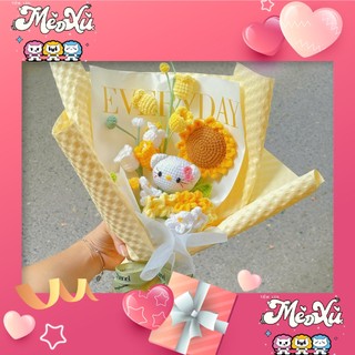 [SHIP HOẢ TỐC] Bó hoa tặng tốt nghiệp móc len handmade