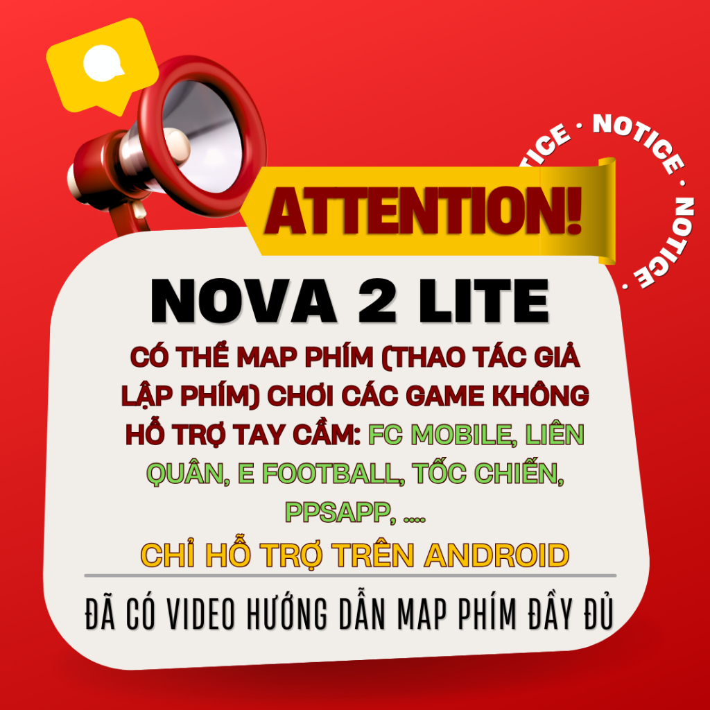 Tay cầm Gamesir Nova 2 Lite, Tặng bọc cần + bảo về cần, Polling rate 1000 Hz, Hall Effect, Macro, Trigger Lock, BH 12T | BigBuy360 - bigbuy360.vn