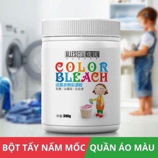 Bột Tẩy Mốc Quần Áo 300g - Chất Tẩy Mốc Quần Áo, Tẩy Ố Vàng, Bột Ngâm Tẩy Đồ Màu Đồ Trẻ Em