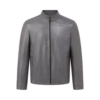 Áo khoác da cừu nam RacerJacket dáng suông Fttleather da thật độ bền cao đi tiệc đi làm AD213