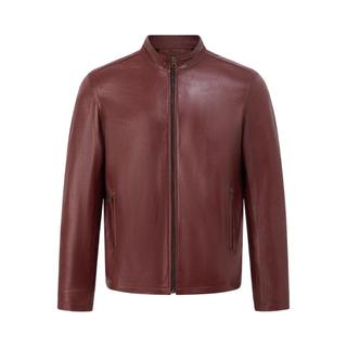 Áo khoác da cừu nam RacerJacket dáng suông Fttleather da thật độ bền cao đi tiệc đi làm AD213