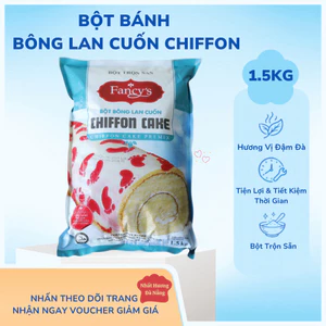 Bột Bánh Bông Lan Cuốn Chiffon Bịch 1,5kg