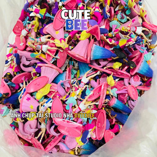 Set 5 mô hình Búp bê mini có đế đứng thẳng, nhiều mẫu không trùng - Đồ chơi CUTE BEE