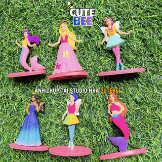 Set 5 mô hình Búp bê mini có đế đứng thẳng, nhiều mẫu không trùng - Đồ chơi CUTE BEE