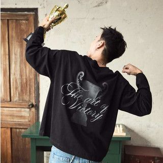 Áo thun dài tay boxy nam nữ CLUTCH! The Art of Victory Tee, áo phông cotton form rộng in hình thể thao