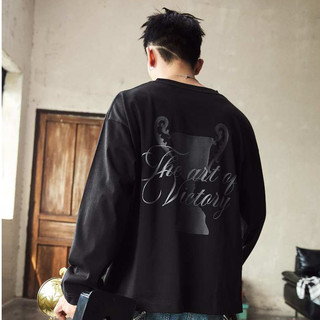 Áo thun dài tay boxy nam nữ CLUTCH! The Art of Victory Tee, áo phông cotton form rộng in hình thể thao