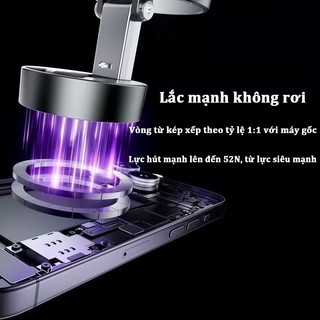 Giá đỡ điện thoại gập gọn hút chân không xoay đa năng tiện lợi cho bàn làm việc xe hơi