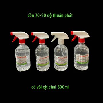 Cồn 70, 90 Độ có Vòi Xịt Thuận Phát Dùng Để Sát Khuẩn Tiệt Trùng Trong Y Tế, SPA Hàng C.TY